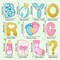 11 Pcs Gender Reveal Decorations Baby Shower Yard Signs with Stakes,Baby Gender Reveal Ideas Yard Letters Lawn Signs Boy or Girl Gender Reveal Party Supplies